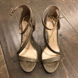 Jessica Simpson strappy heels